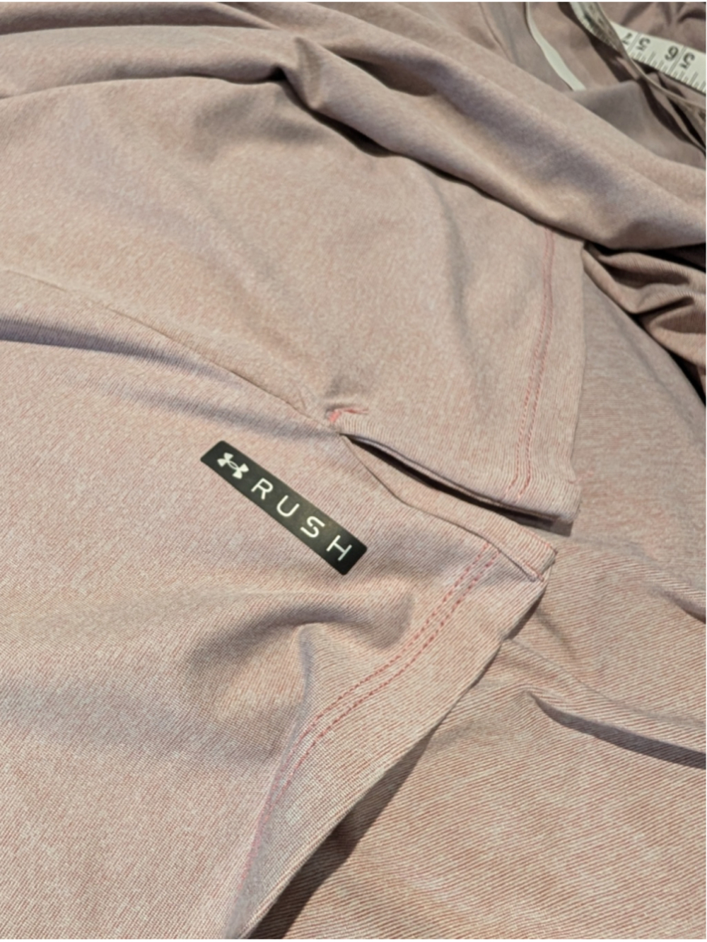 704 - Under Armour 2XL Mauve Long Sleeve Athletic Top - Picture 6 of 8